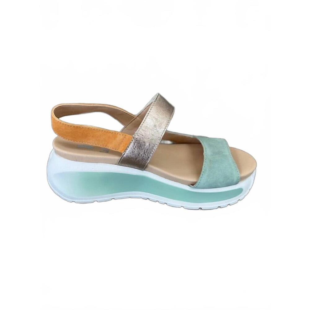 NEW CALLAGHAN women's pesca off sandals in green